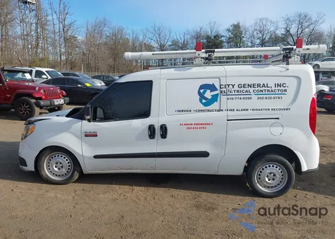 2022 Ram Promaster City Cargo Van from USA, damaged, VIN ZFBHRFAB5N6X51453